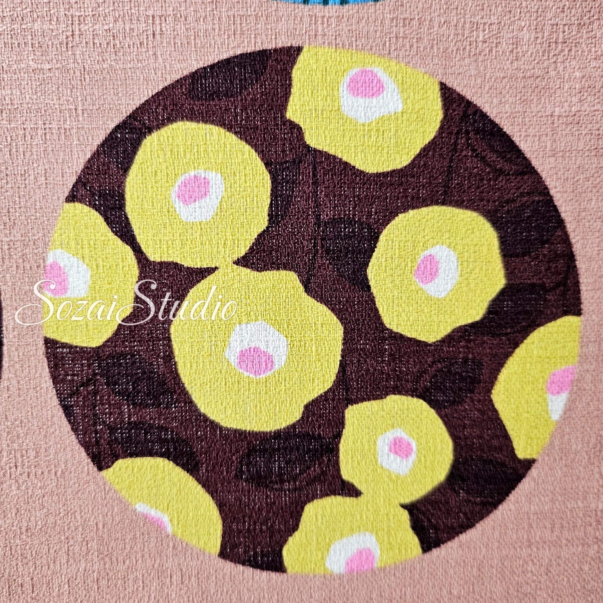 1 Yard Japan imported, Hawaiian Baniran Cotton Dobby Miori colloction, Apricot color