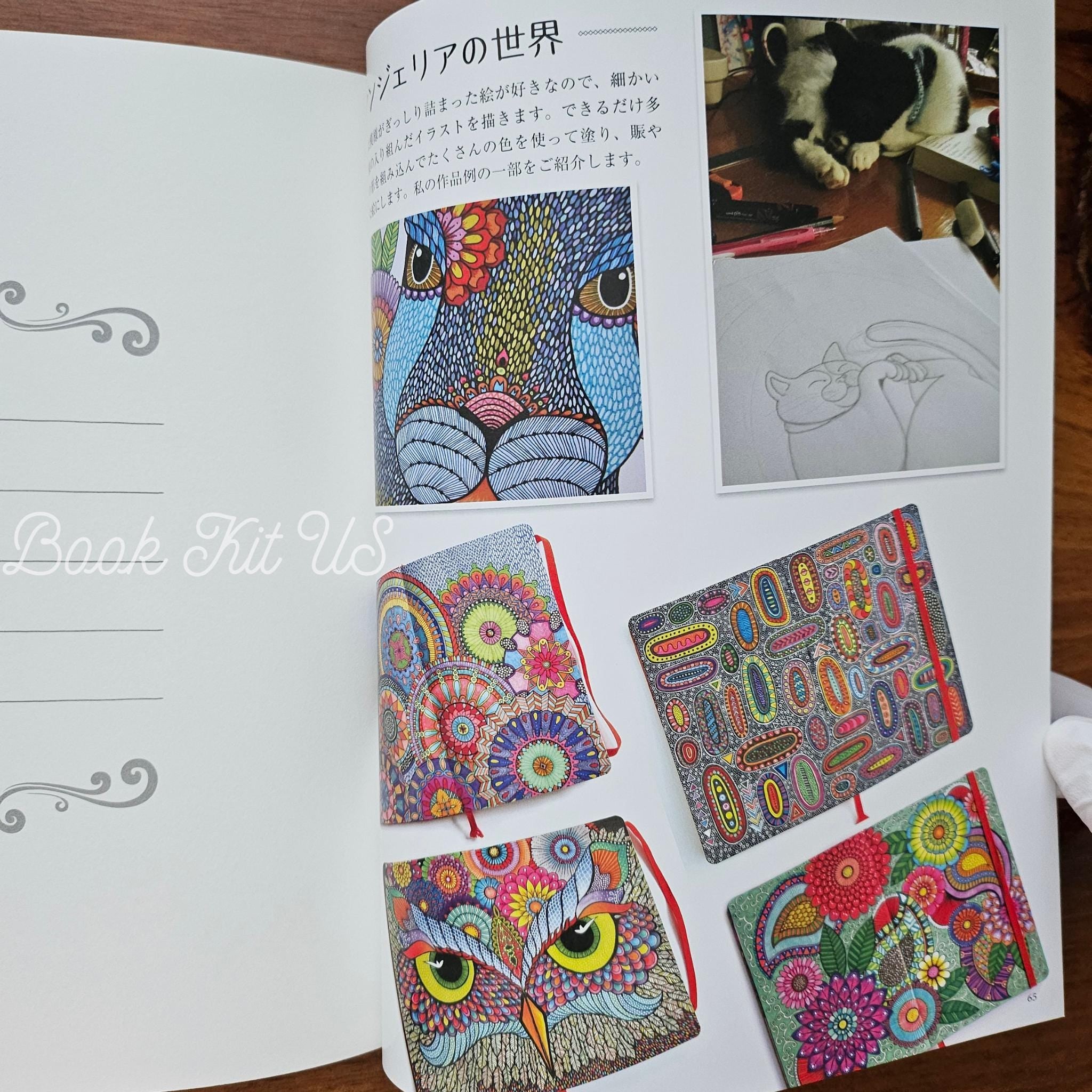 Hello Angel Mindfulness Coloring Collection, Mandala Pattern Coloring book