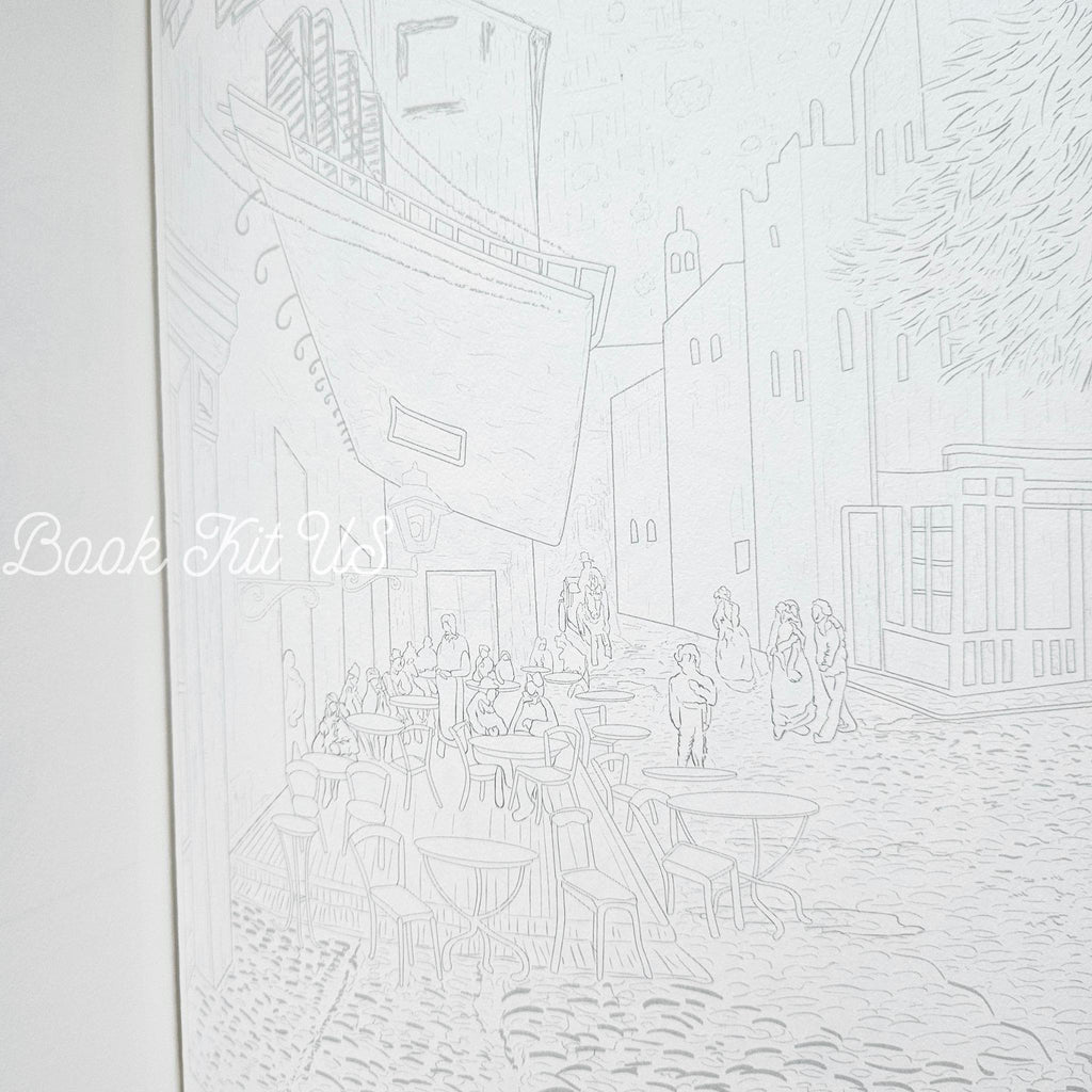 Japanse Coloring book : Catching Up with Van Gogh