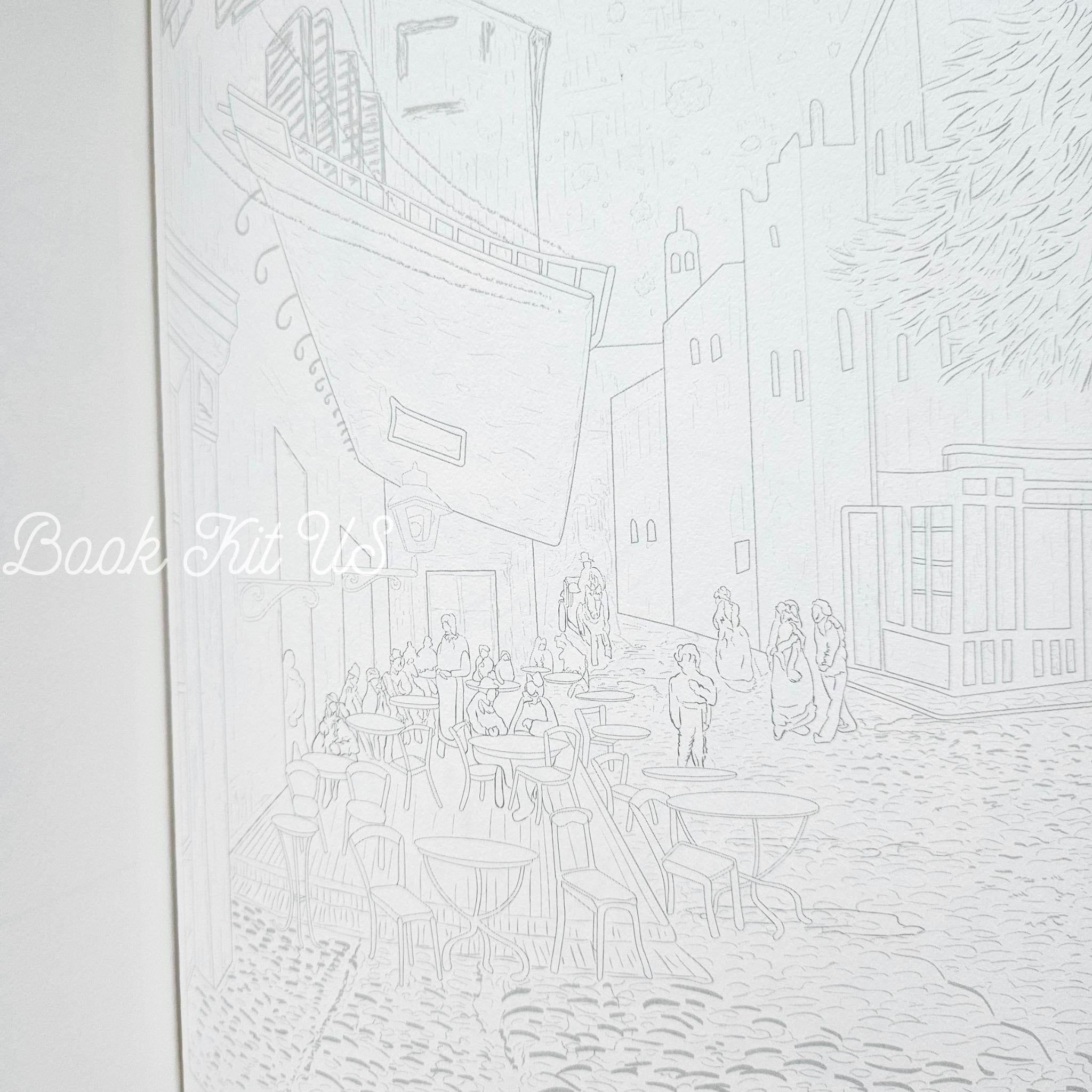 Japanse Coloring book : Catching Up with Van Gogh