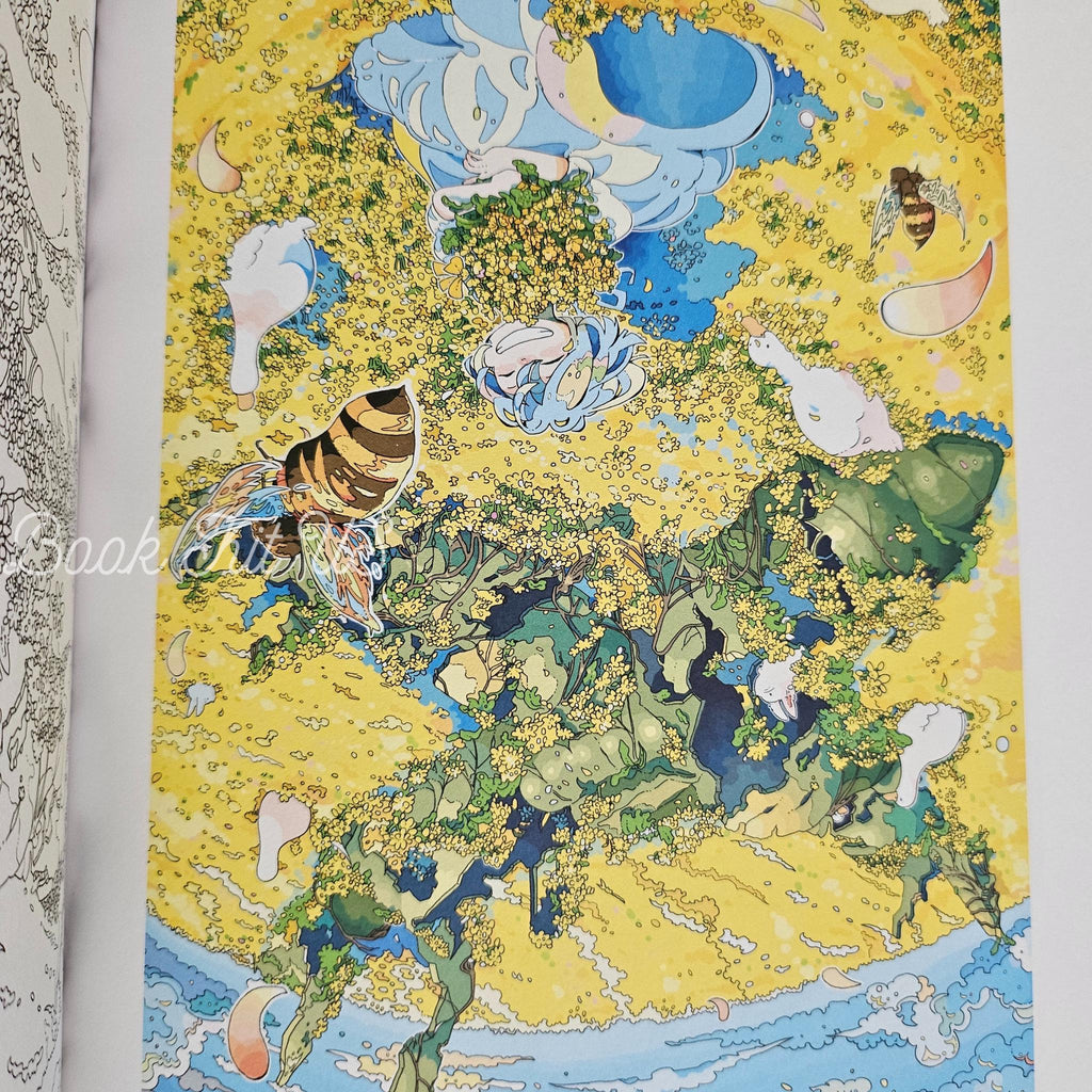 Narano's Coloring Book: 'Warm, Yet Somehow Bittersweet World', Japan Craft