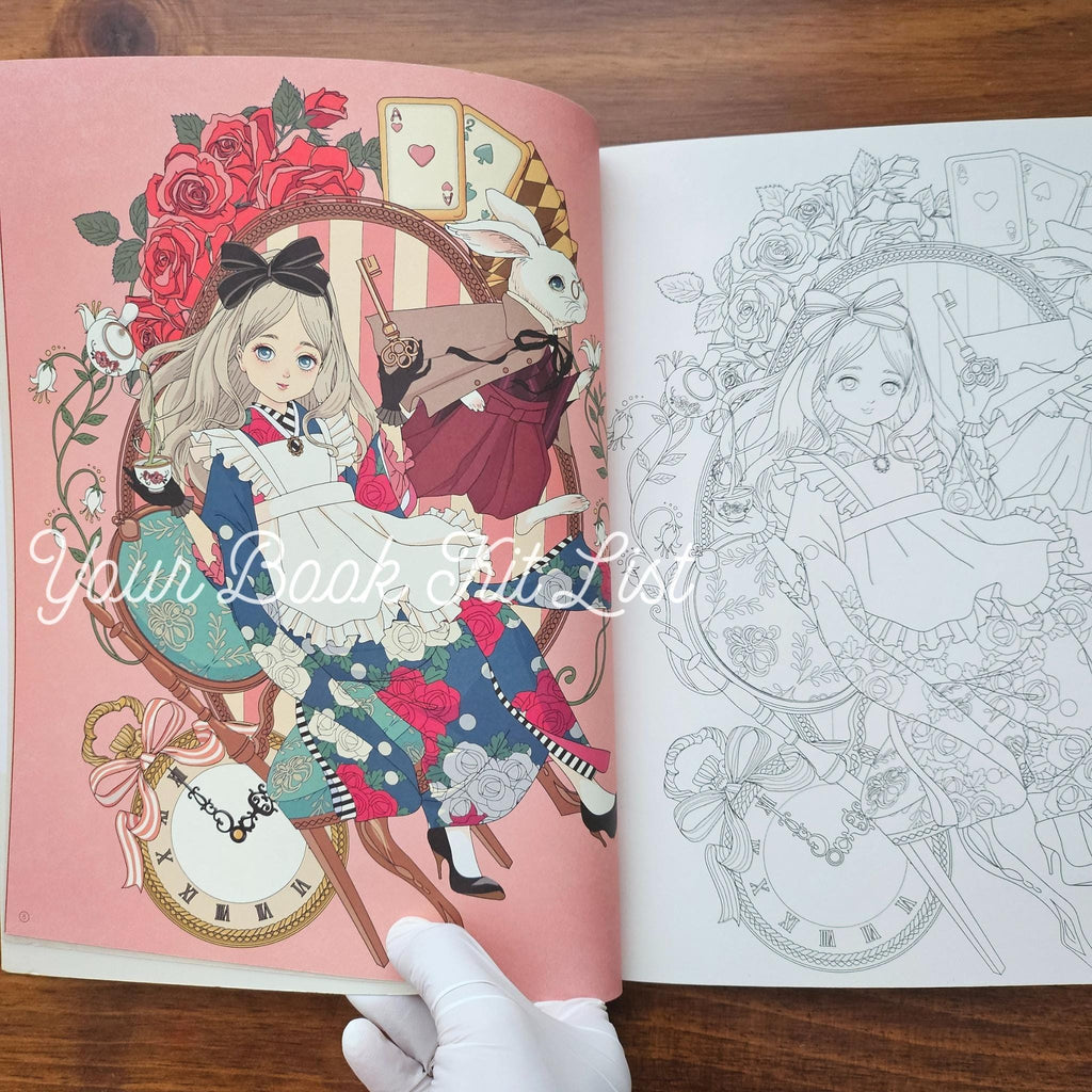 Mari Katogi Retro Coloring Book – Japanese Edition