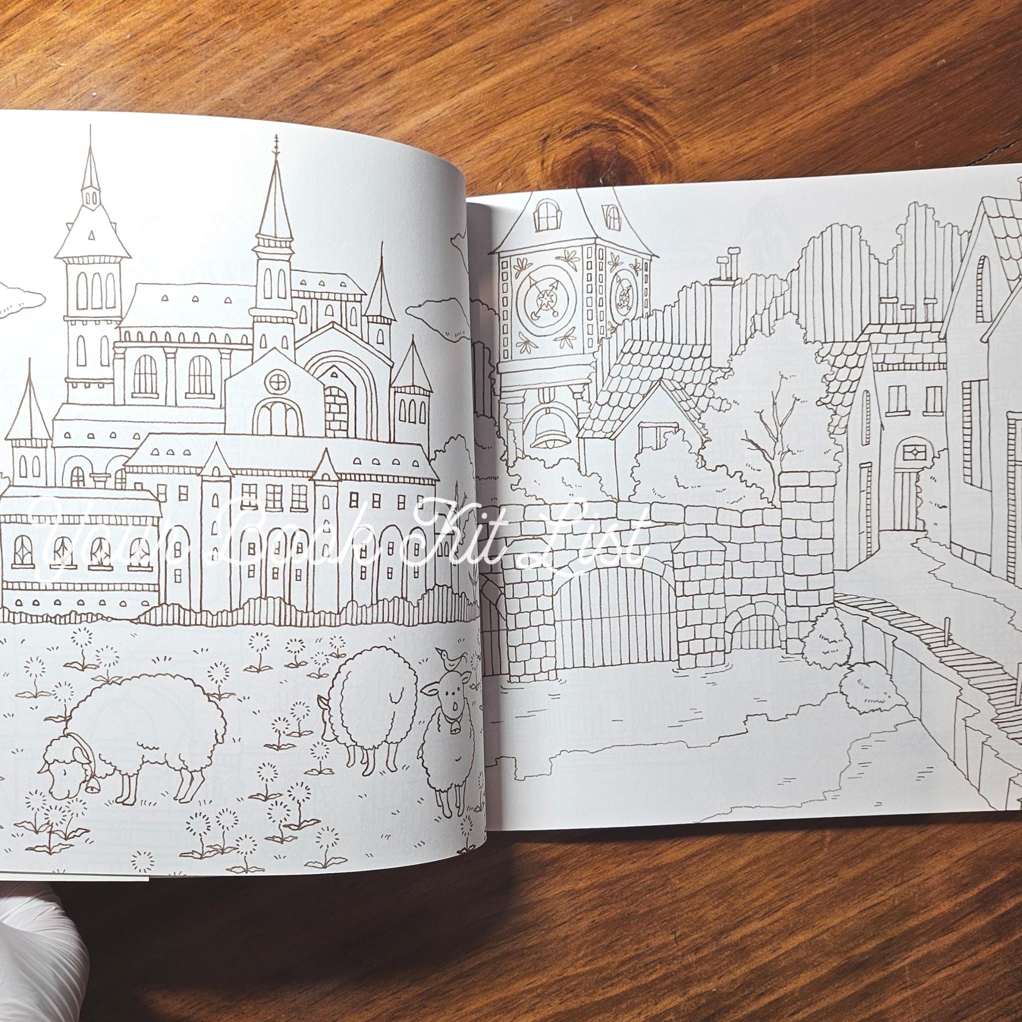 Romantic Country Coloring Book – Japanese Edition by Eriy