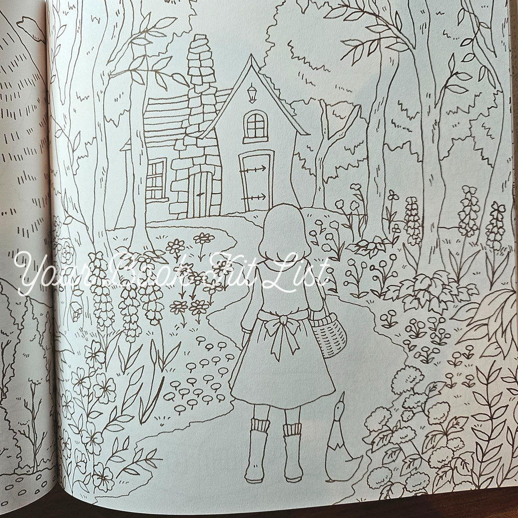 Romantic Country Coloring Book – Japanese Edition by Eriy