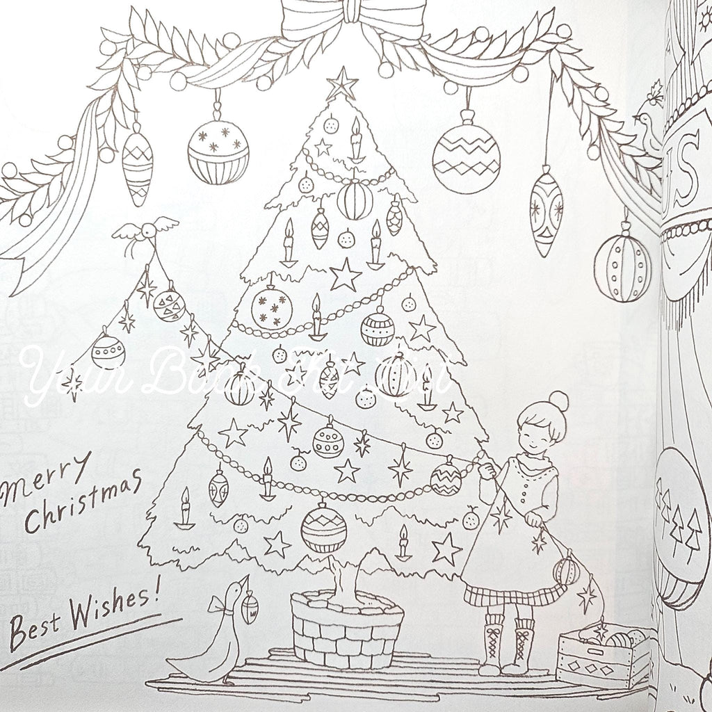 Romantic Country Coloring Book – Japanese Edition by Eriy